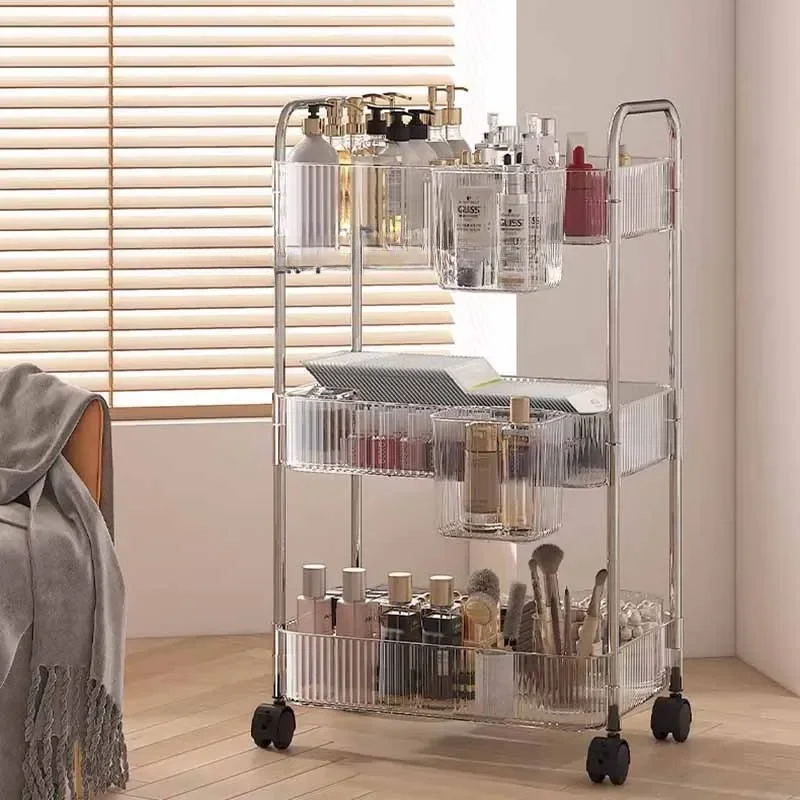 Bookcase Island Salon Trolley Serving Kitchen Truck Utility Snack Kitchen Island Mobile Dish Rack Carrello Attrezzi Furniture