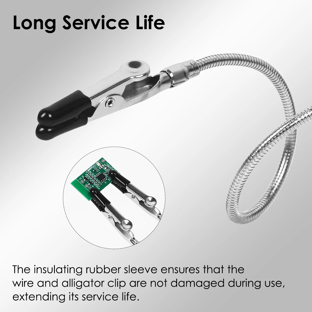 Toolour Helping Hands Soldering Tool Metal Gooseneck Arms 4/8 Alligator Clips for Assembly Repair Modeling Jewelry Making