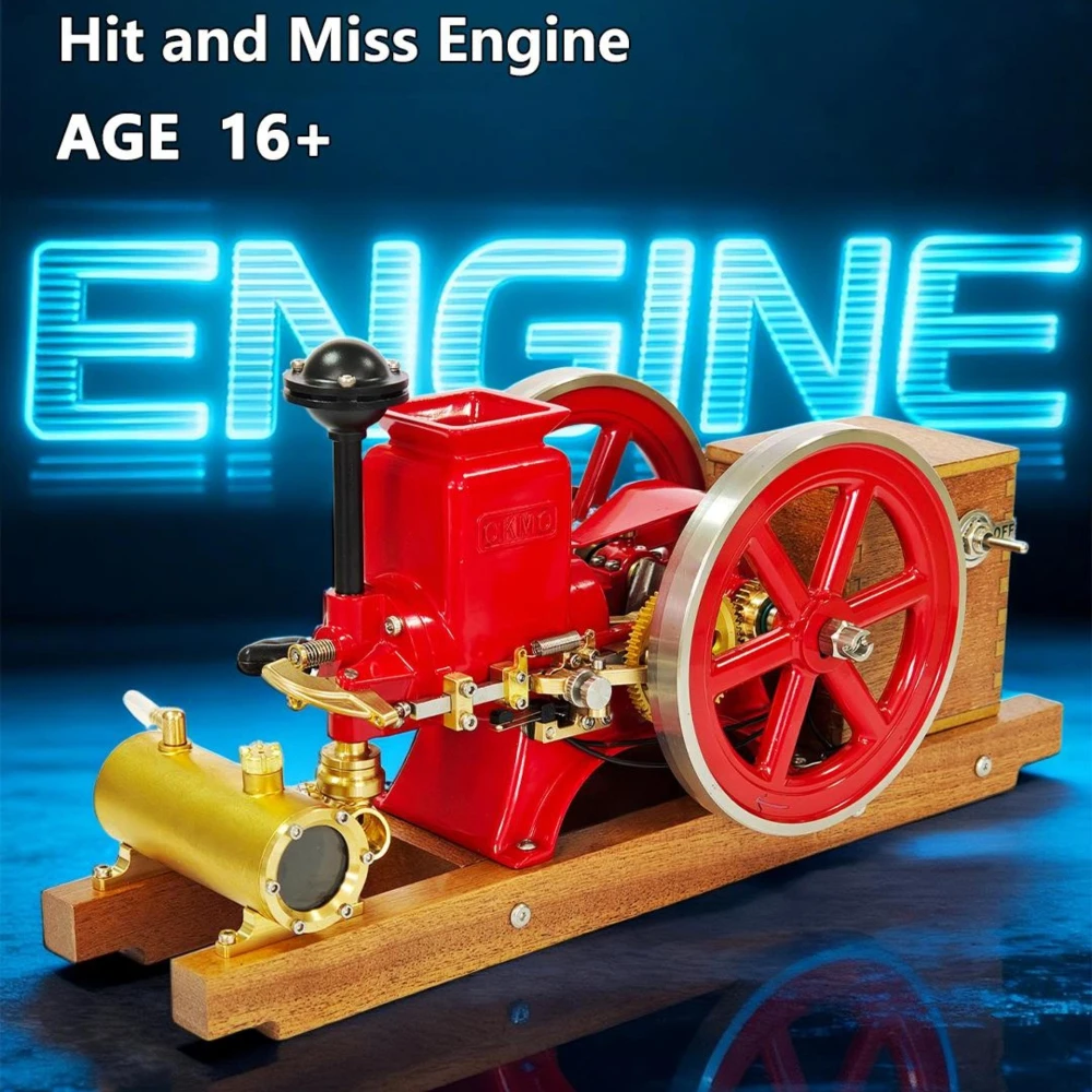 OKMO B02 Gas Version Engine 3.6CC Horizontal Single Cylinder Four-Stroke  Evaporative Water Cooled Engine Toy Engine Model
