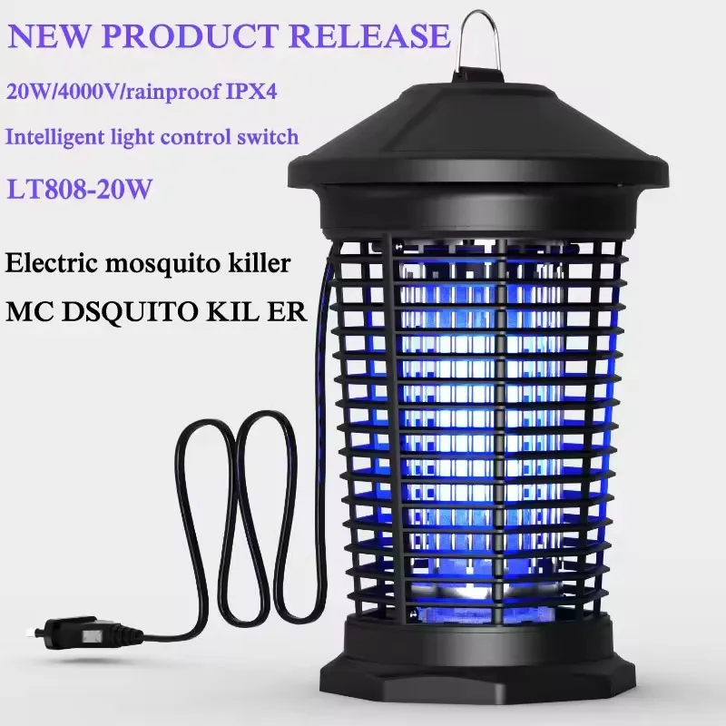 110v-220v-新型uvランプ-電気式昆虫駆除器-室内・屋外兼用-ガーデン用蚊取りトラップランプ