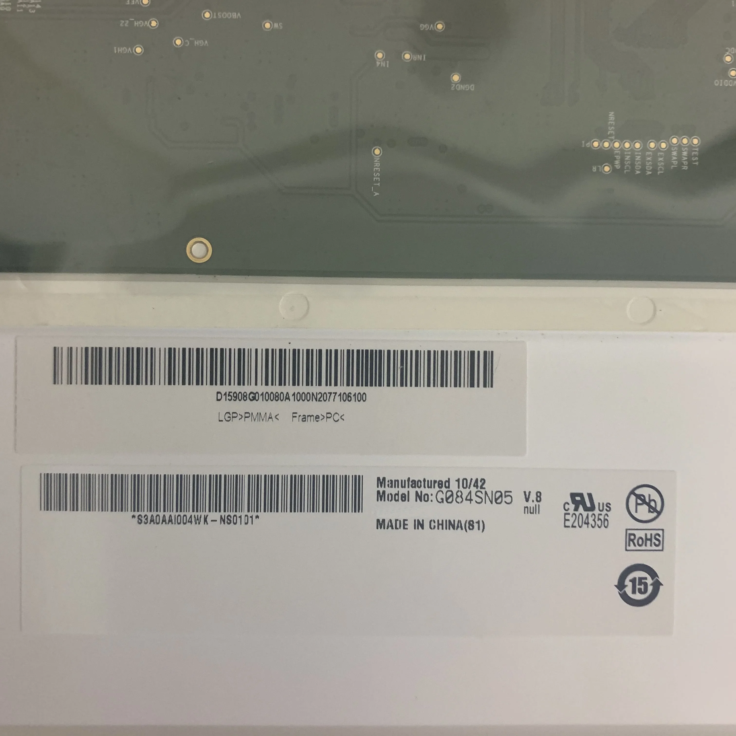 

8,4-дюймовый промышленный ЖК-дисплей G084SN05 V8 V9 с разрешением 800x600 - в наличии, 100% протестирован, с бесплатной доставкой