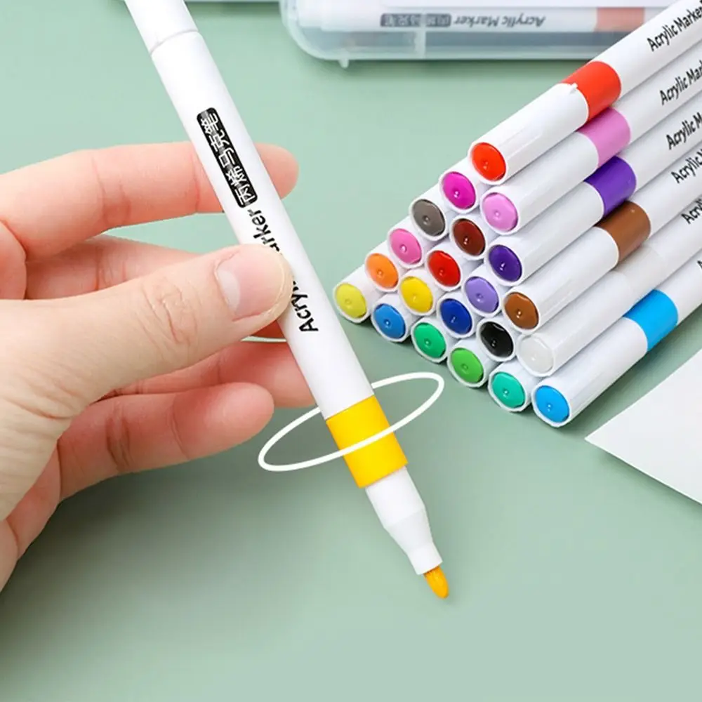 

Waterproof 12/24/36/48/60 Colors Acrylic Marker Drawing Graffiti Art Painting Markers Pens Painting DIY Crafts
