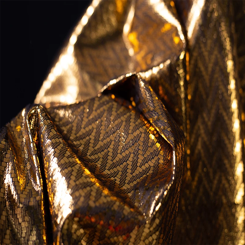 Tissu en cuir doré diamant Ber - Is Sewing Textile Art avis et prix