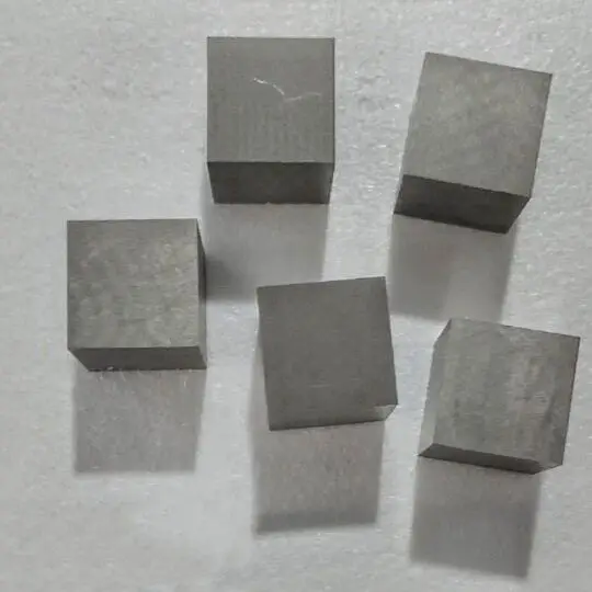 25.4mm Metal Cubes Paperweight Tung-sten Cubic Customization Engraved Polished  Ingots for Sale