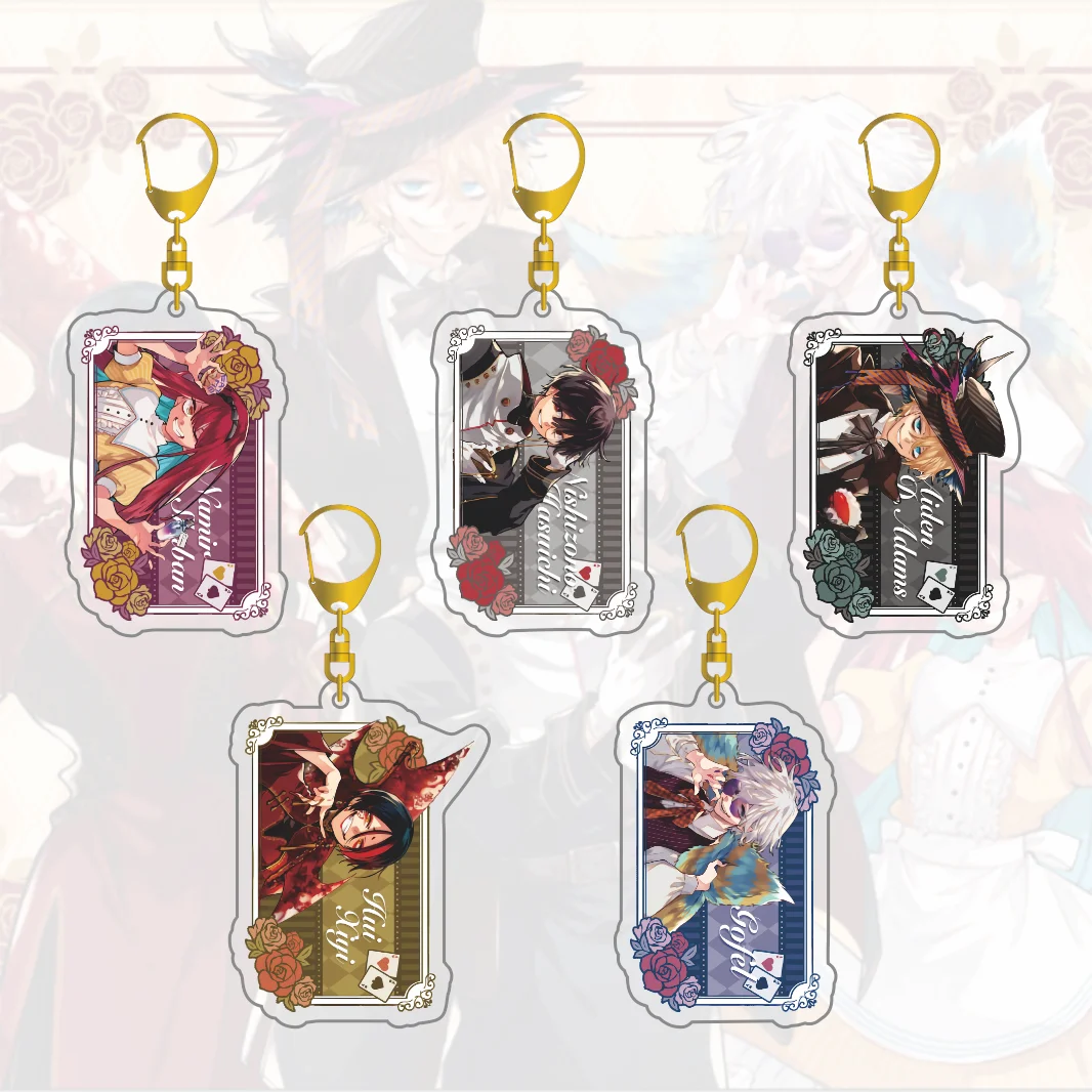 Rekkyou Sensen Great Powers Front Acrylic Keychain, Battle Anime Boy Keyring, Limited Edition Bag Pendant New Merchandise