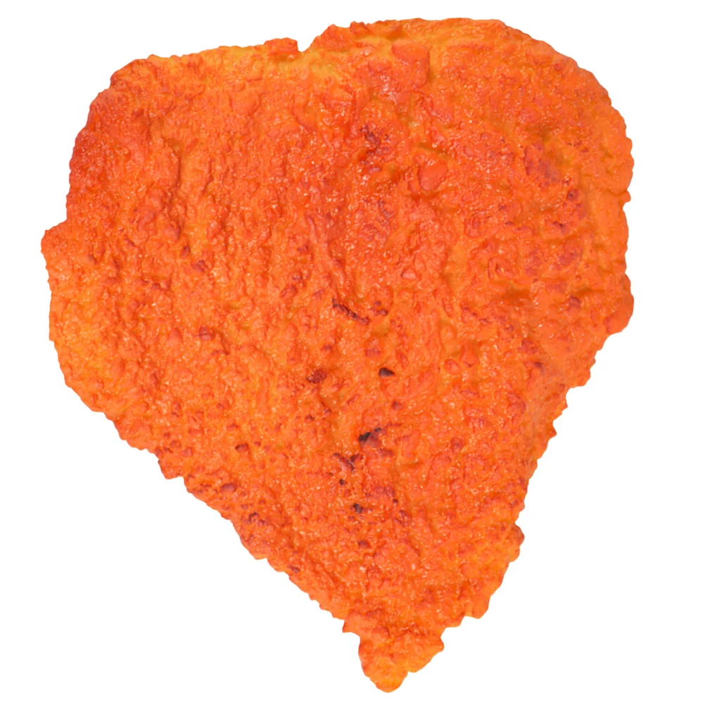 Искусственная курица, имитация клетка, модель, искусственная еда, Шницель, настольные украшения, жарка, ПВХ, реалистичные игрушки