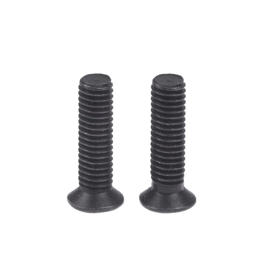 6 uds tornillo de fijación M5-20mm M6 22mm rosca izquierda tornillo avellanado plano para 1/2 UNF 3/8 UNF herramienta adaptadora de vástago de portabrocas