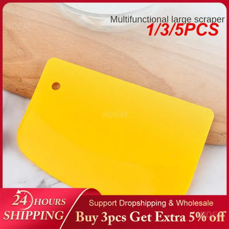 1/3/5PCS Cream Scraper Silicone Material Baked Bread Household Products Smooth Edge Spatula Easy To Clean Plastic