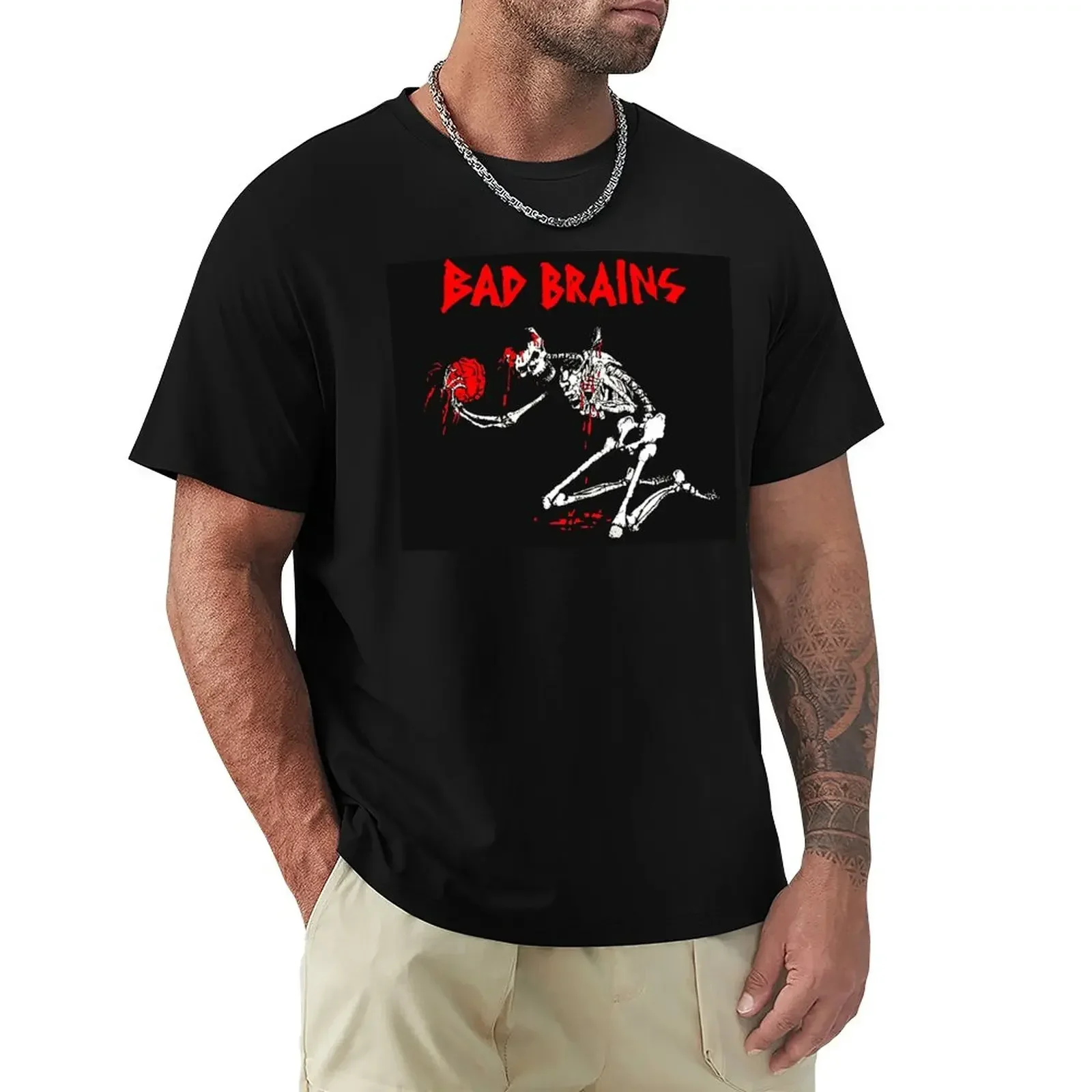 

BAD BRAINS T-Shirt man t shirt sports fans black t-shirts for men