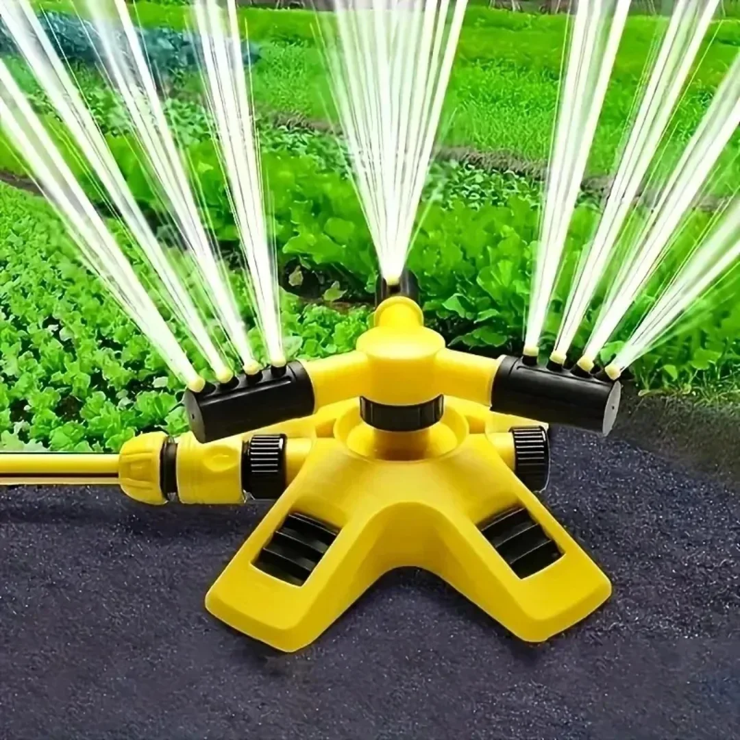 

360 Degree Automatic Rotating Water pipe set Garden Lawn Sprinkler Yard Large Area Coverage Watering Irrigation Spraye