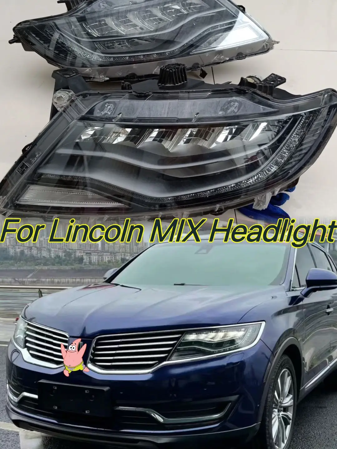 For Lincoln MKX Headlight OEM/ODM Headlights 2014-2017 without module 