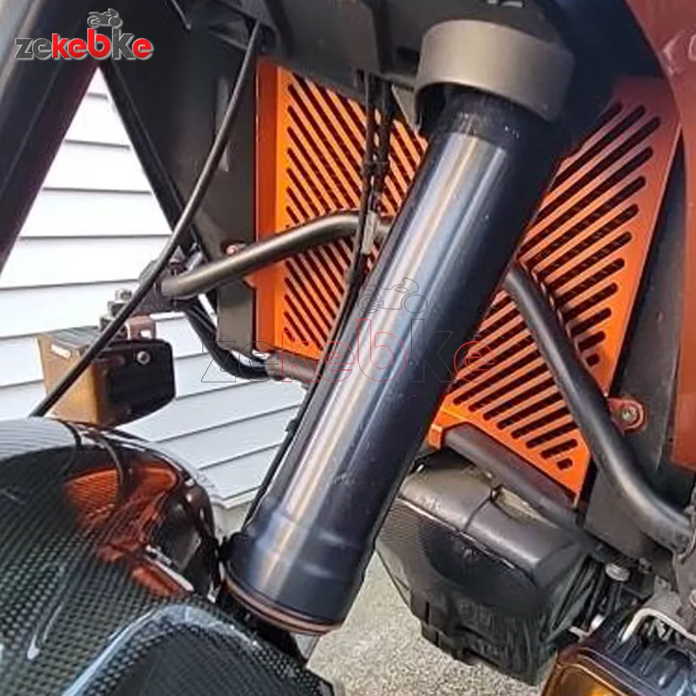 For 1050 1090 1190 Adventure ADV 1290 Super Adventure R S T 2017 Motorcycle CNC Radiator Grille Guard Cover Oil Cooler Protector
