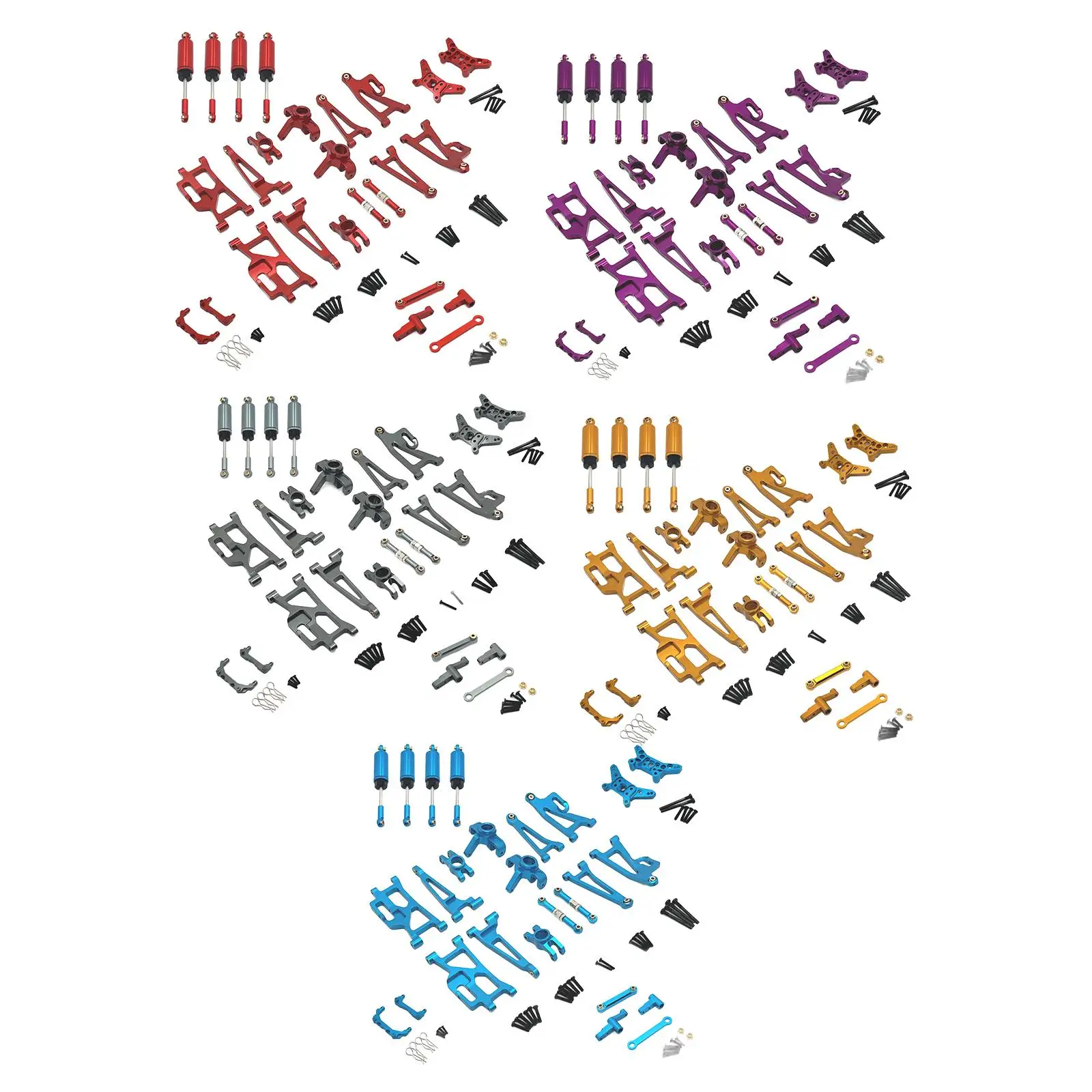 1/14 RC Auto Metalen Onderdelen voor 14209 14210 Voor Achter Schokdemper Beugel 14209 14210 RC Auto Metalen Onderdelen accessoires