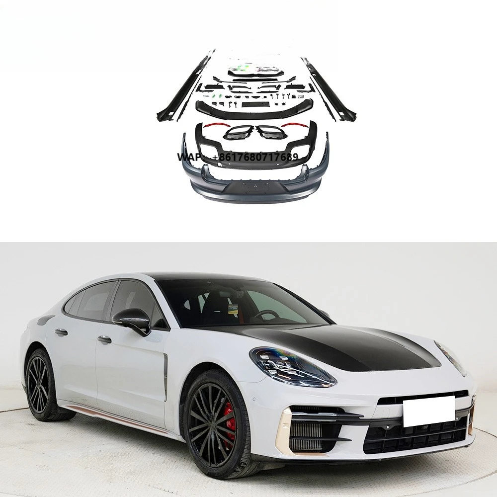 Short Axis Long Axis Auto Parts Top Car Body Kit Car Bumpers for Panamera 976 Turbo 2017-2023 Old to New