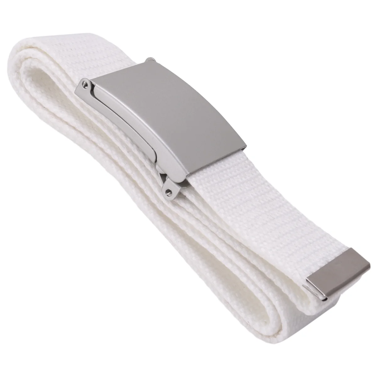 

AD11 Canvas Cotton White Belt Belts Textile Ribbon Belt