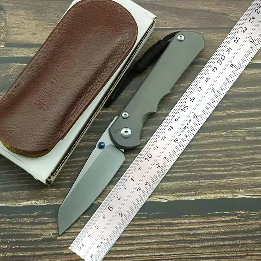 

Large 25 Knife S35VN Blade TC4 Titanium Handle Copper Gasket EDC Tool
