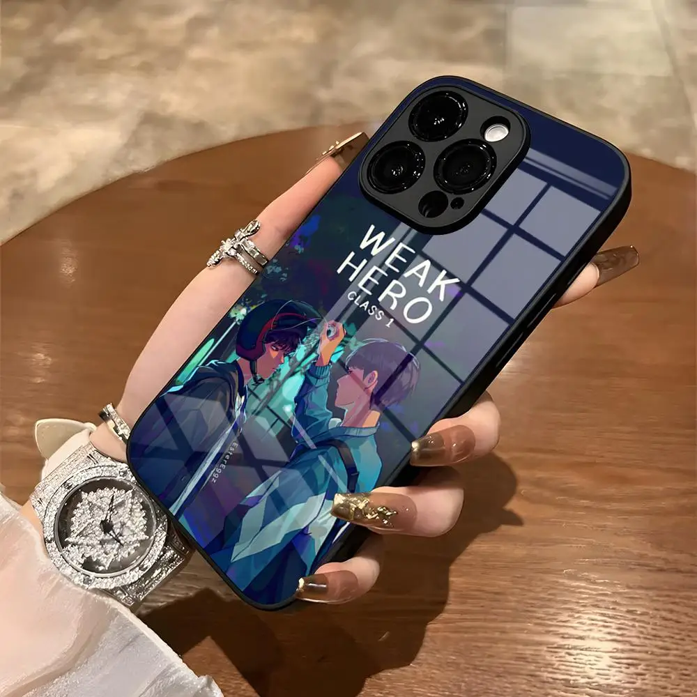 Чехол для телефона Weak Hero Class 1, чехол для iPhone 17 Pro Max, IPhone 16 Pro 14 12 11 13 Mini X XR XS 15 Plus SE, стеклянный чехол