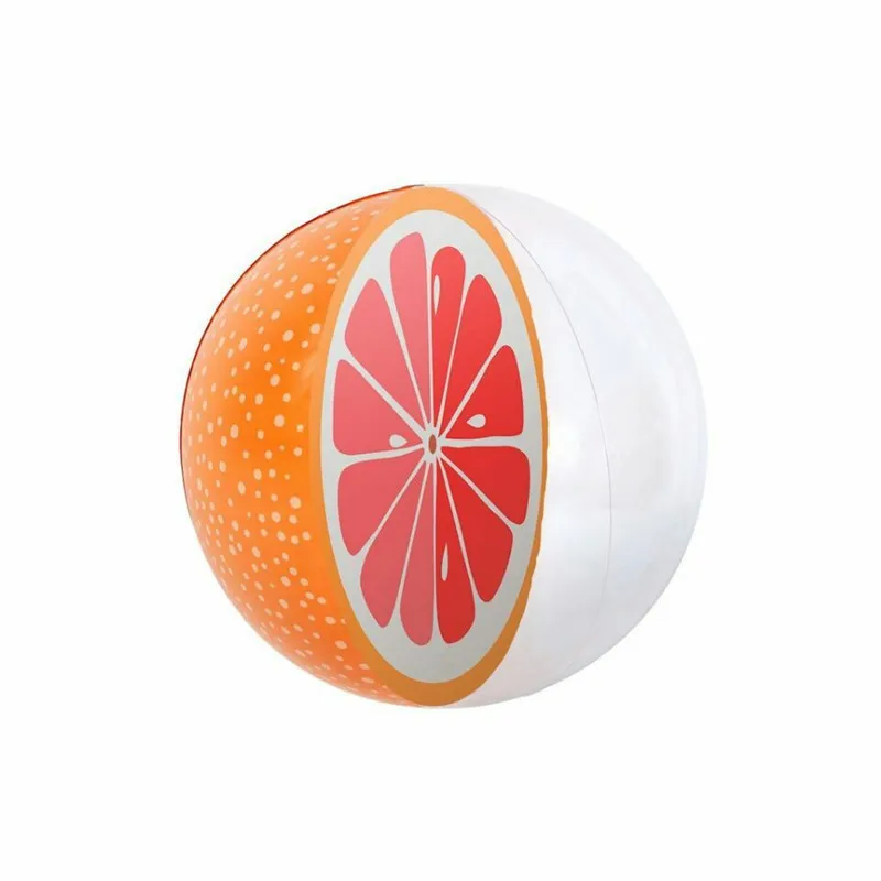 Ballon gonflable 3D en forme d'orange pastèque, ballon de fête pour la plage, pour la piscine, pour l'été, pour les sports aquatiques, pour s'amuser, 90cm