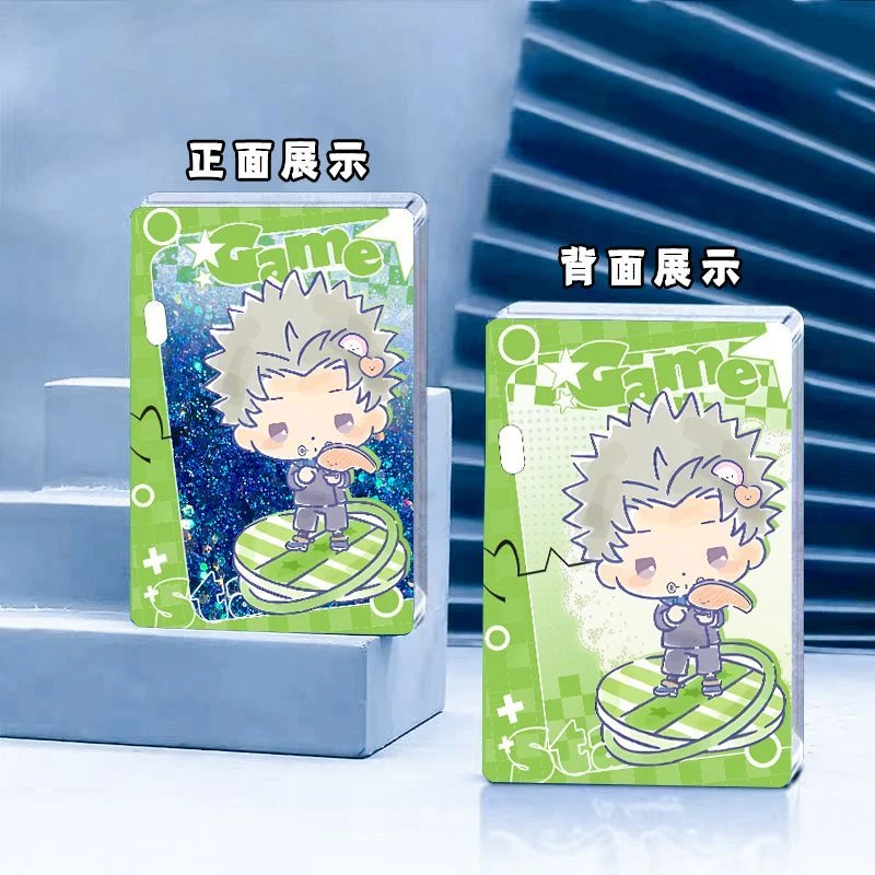 Anime Jujutsu Kaisen Diy Quicksand Cards Satoru Gojo Geto Suguru Inumaki Toge Zenin Maki Christmas Birthday Gifts Children's Toy