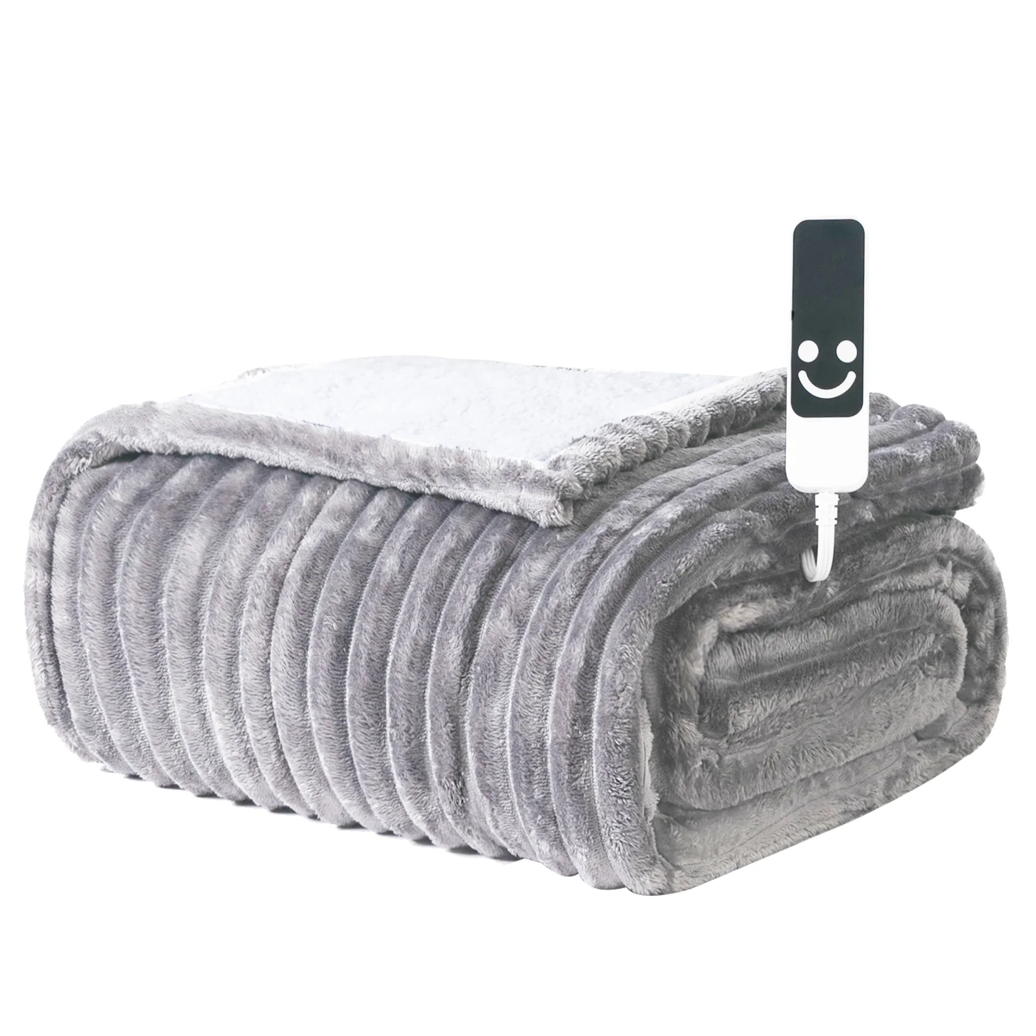 

Электрическое одеяло SLEEPBELLA с контролем температуры и времени, автоматическое выключение 1–12 часов, 5 уровней температуры, полный размер с контроллером