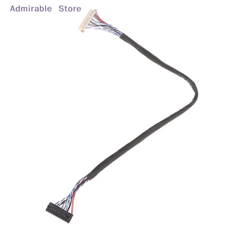 w20Pin DF19-20-D8 1ch Signal 8 Bit LCD Screen Driver Board Line LVDS Screen Cable