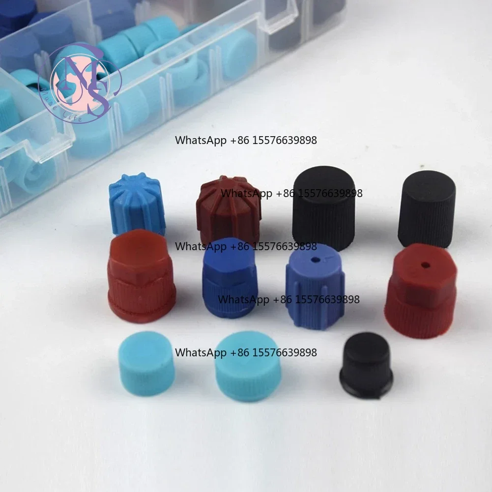 77Pcs A/C O-Ring Seal & Dust Cap Kit, Auto Air Conditioning Repair Accessories