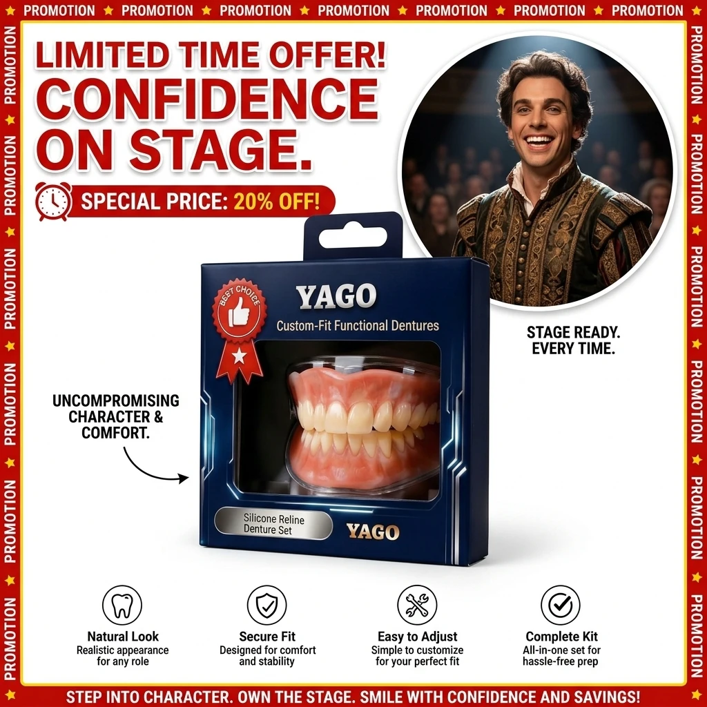 Complete Set of High-end Silicone Dentures with Perfect Fit and Adjustable Dentures Confident Smile and Oral Care Reusable Teeth