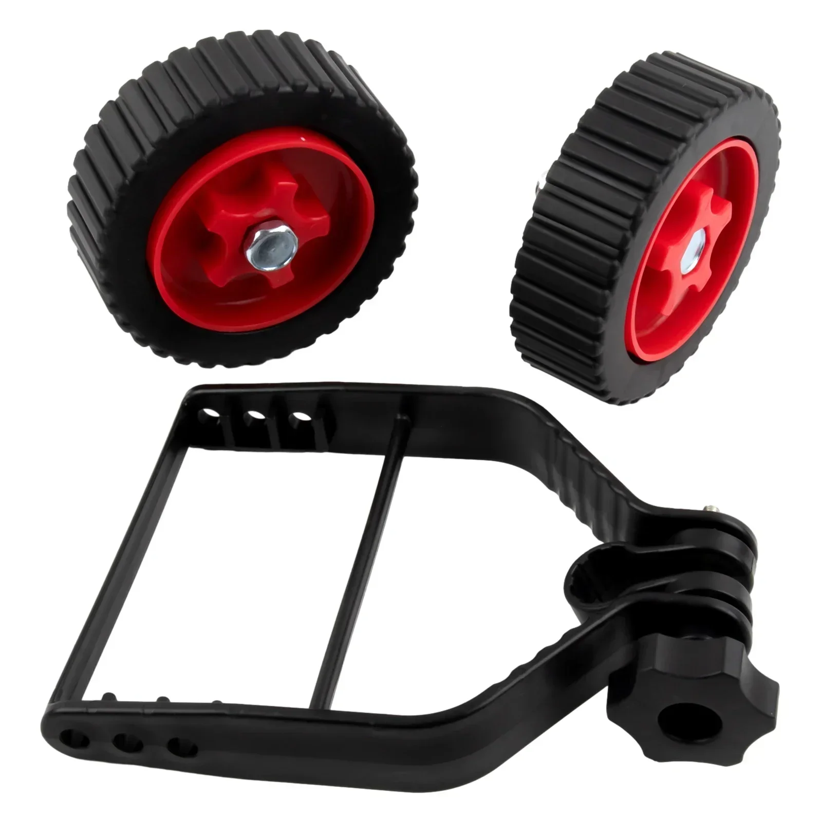 22-26mm Garden Mower Power Tool Support Wheel Universal Lawnmower Mower Adjustable Support Wheel Set