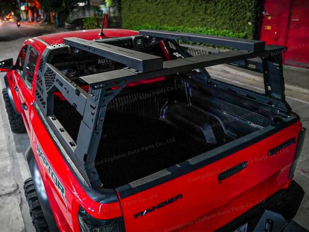 PICK-UP BULL 4X4 Universal Truck Bed Rack Ladder Roller Bed Rack Truck For Ranger Roll Bar