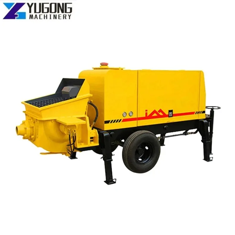 YG Concrete Grout Pump Small Electric Diesel Concrete Pump Hydraulic Concrete Pouring Pump