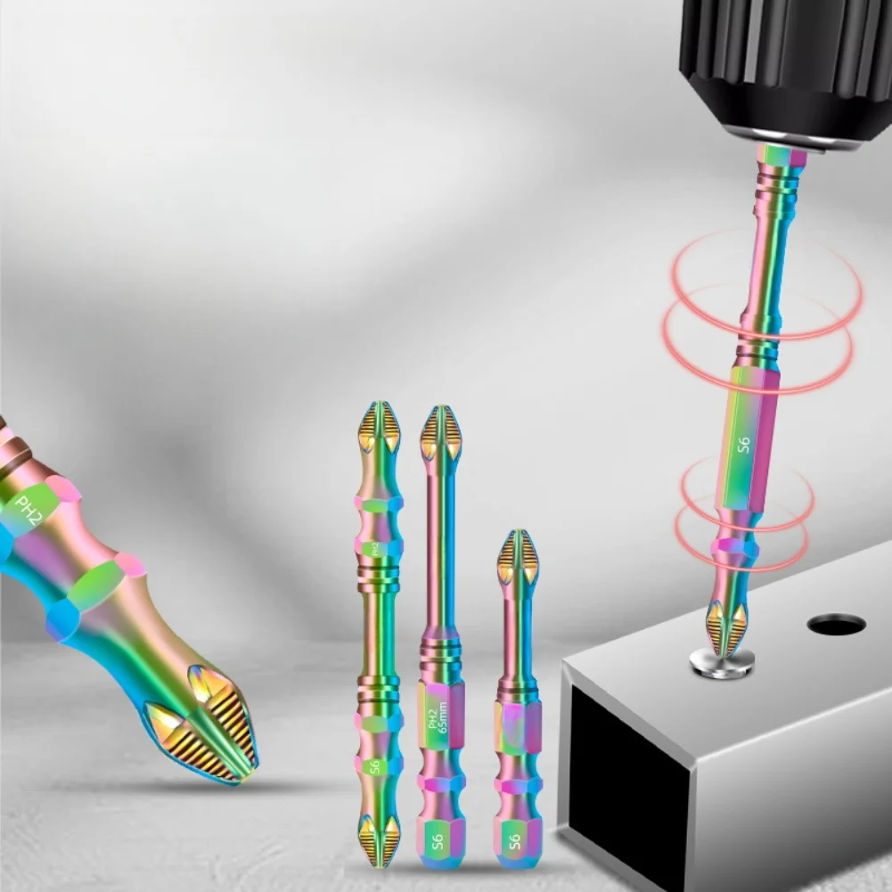 

PH2 Screwdriver Bit Set Cross Head Drill Bits PH2 Magnetic Screwdriver Bits Kits Anti-Slip Power Tools Accessories Replacement