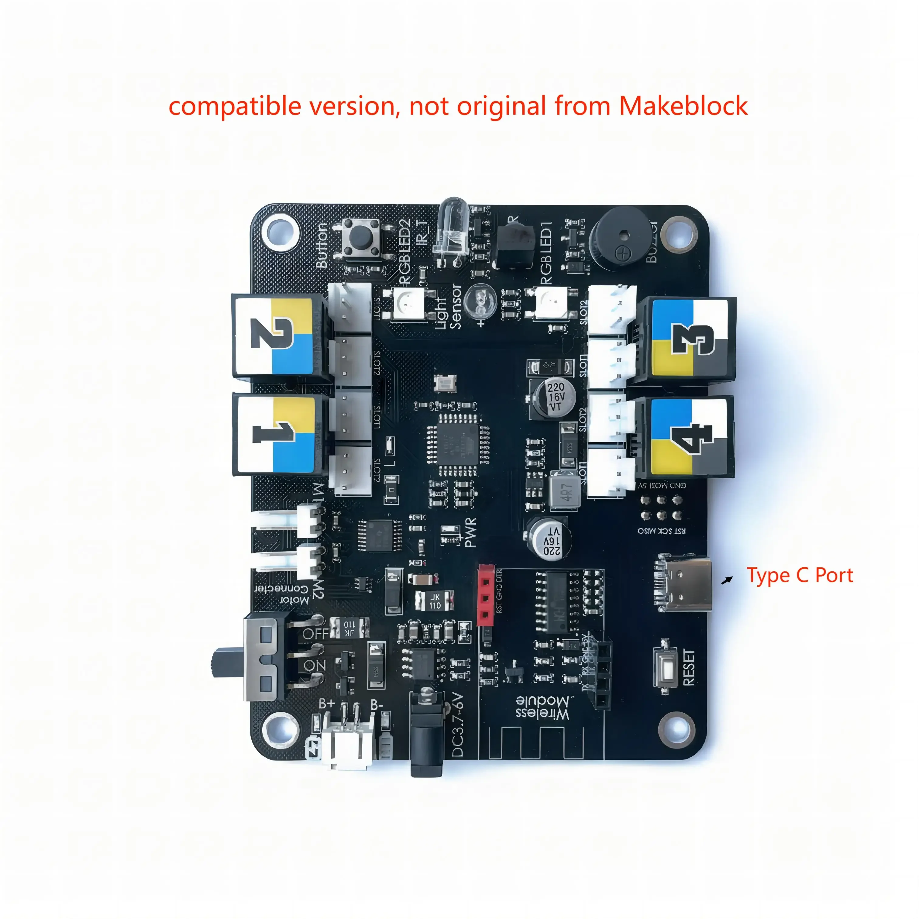 

Compatible mCore Main Control Board Designed for mBot with Various Modules, Motherboard Protective Case