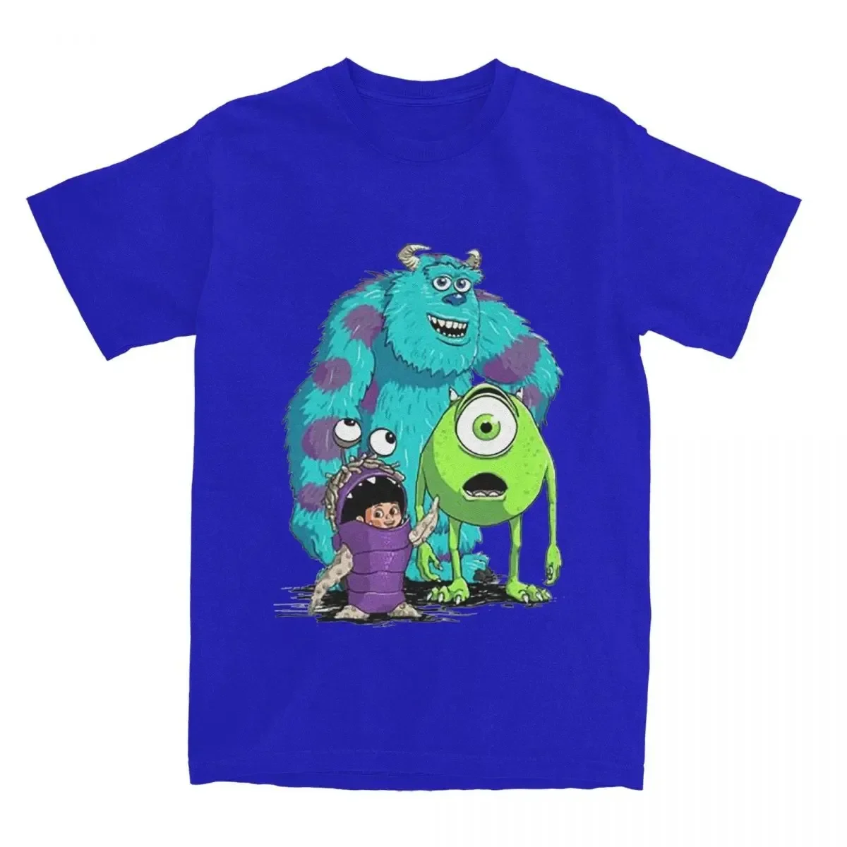 Universidade Monsters Inc camiseta para homens e mulheres, camiseta de algodão, manga curta, roupas vintage, nova chegada, Sullivan Boo