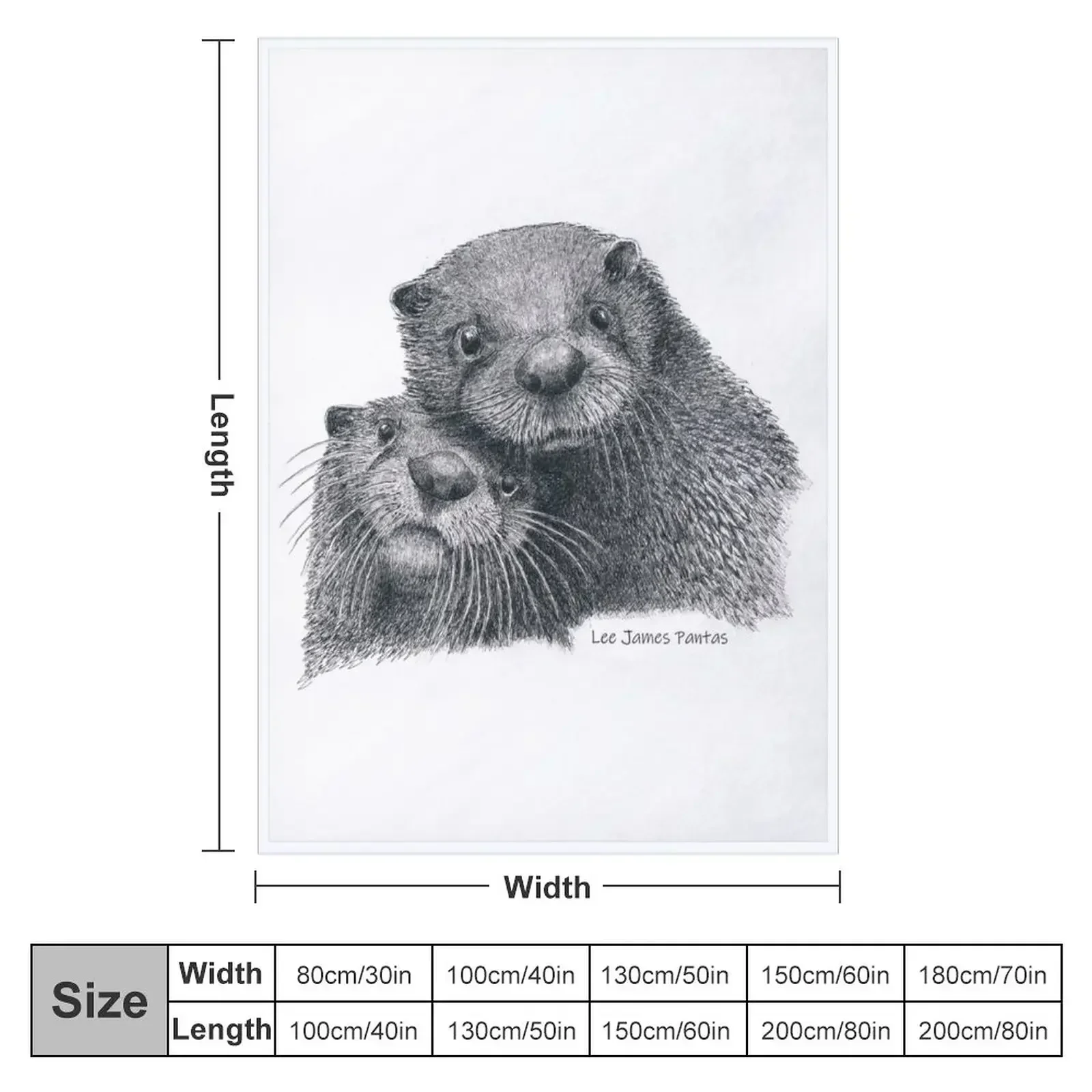American River Otters Throw Blanket Loose christmas gifts Softest Summer Beddings Picnic blankets ands Blankets
