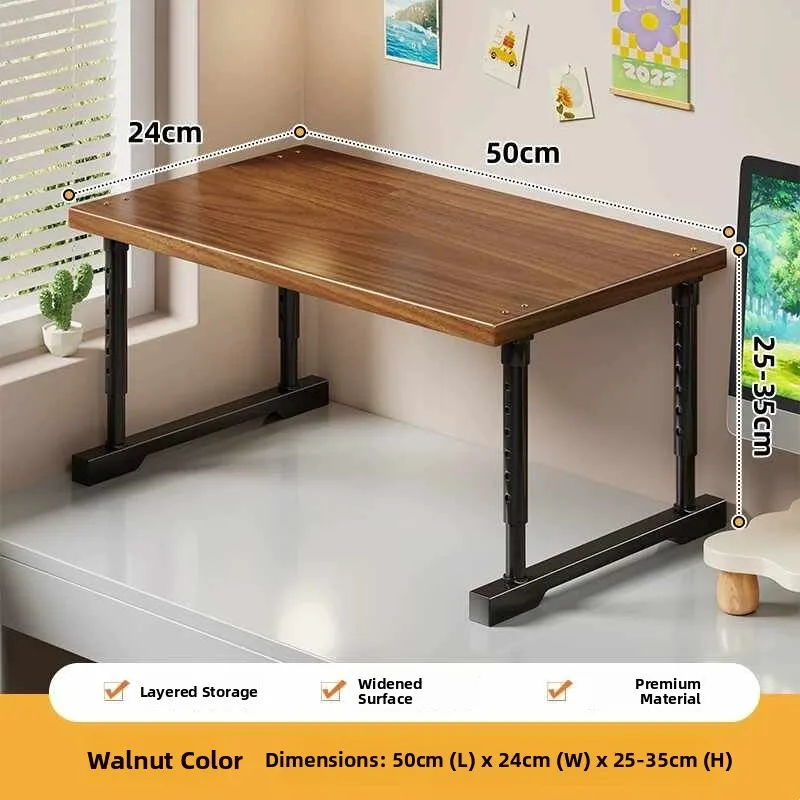 Office Desk Printer Stand Small Copy Machine Base Elevation Shelf Layered Organizer Workstation Desktop Storage Rack