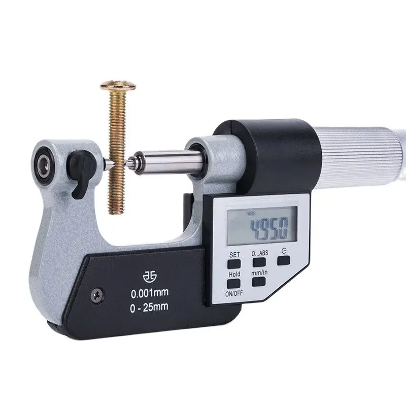 Imagem -04 - Xibei 2550 Mmparafuso Rosca Micrômetros Rosca Micrômetro Medição Pitch Micrômetro Não Rotativo Spindle230-92040