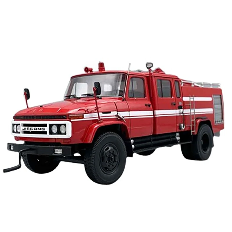 Century dragon jiefang CA141 rescue fire truck 1:24 alloy simulation car model liberation CA142 fire truck