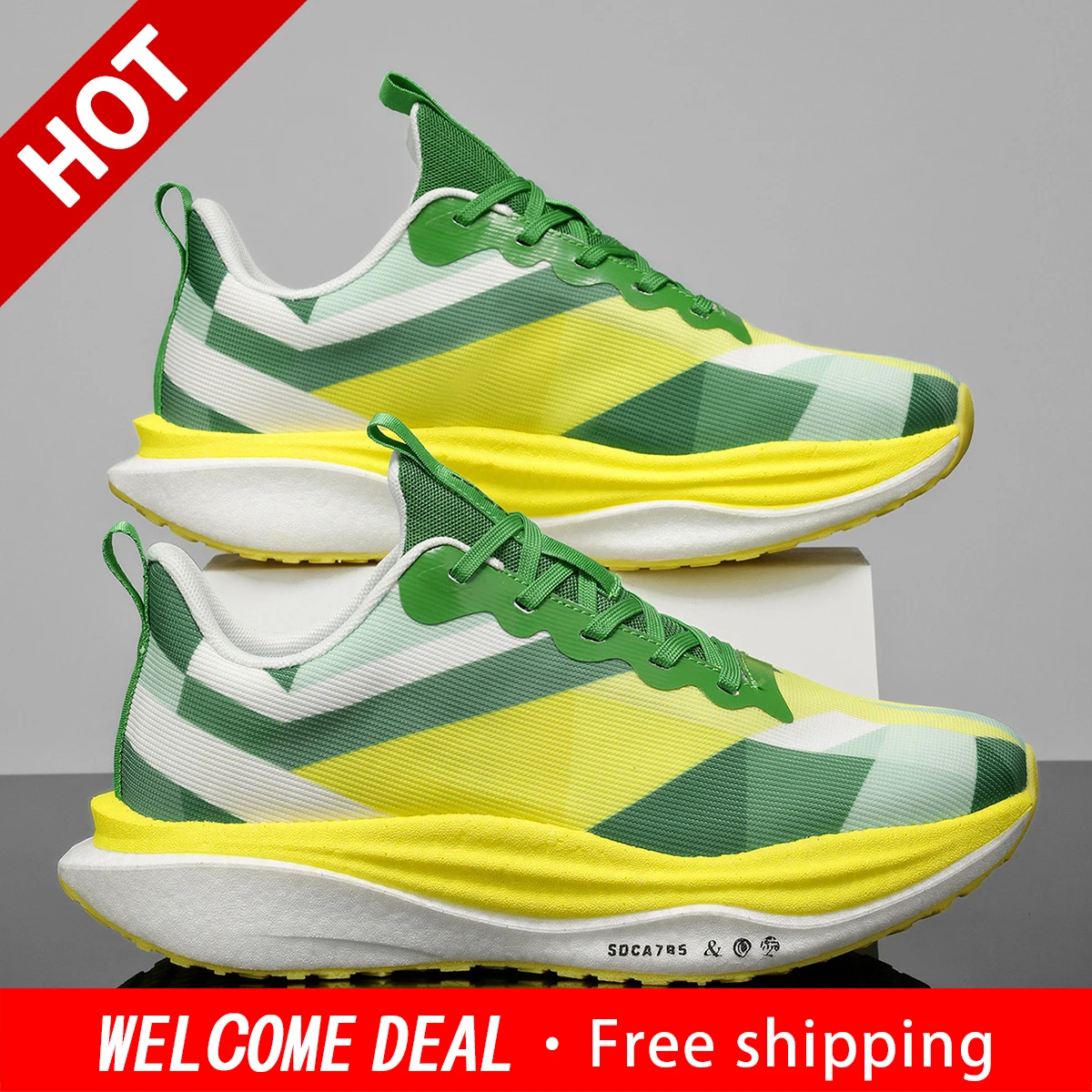 New Road Running Shoes Unisex Lightweight Breathable Mesh Sneakers Comfort Outdoor Street Walking Shoes for Daily Wear