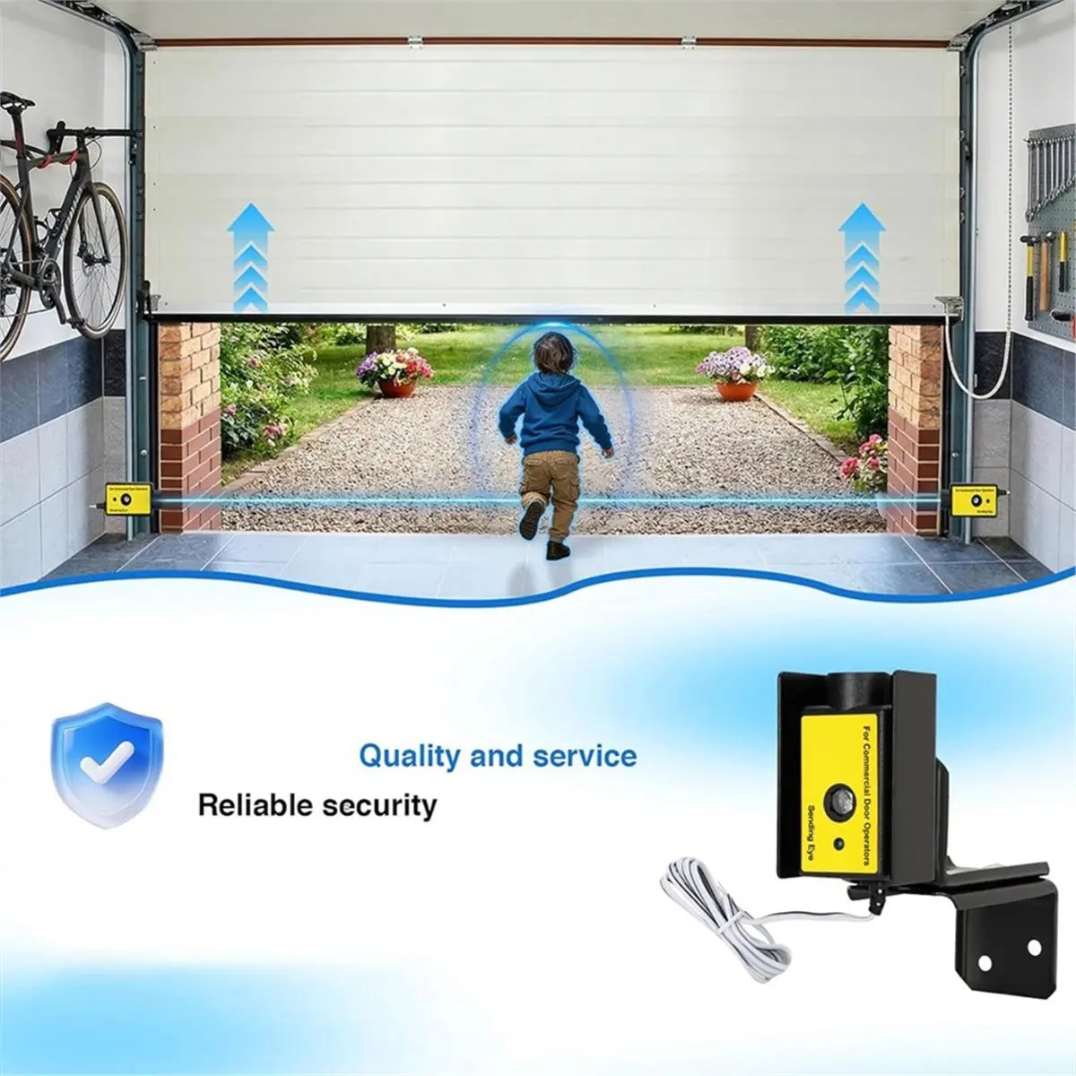 Best of 2026 41A4373A Garage Door Safety Sensor with Bracket for for Garage Door Opener, Sensors Beam Eyes