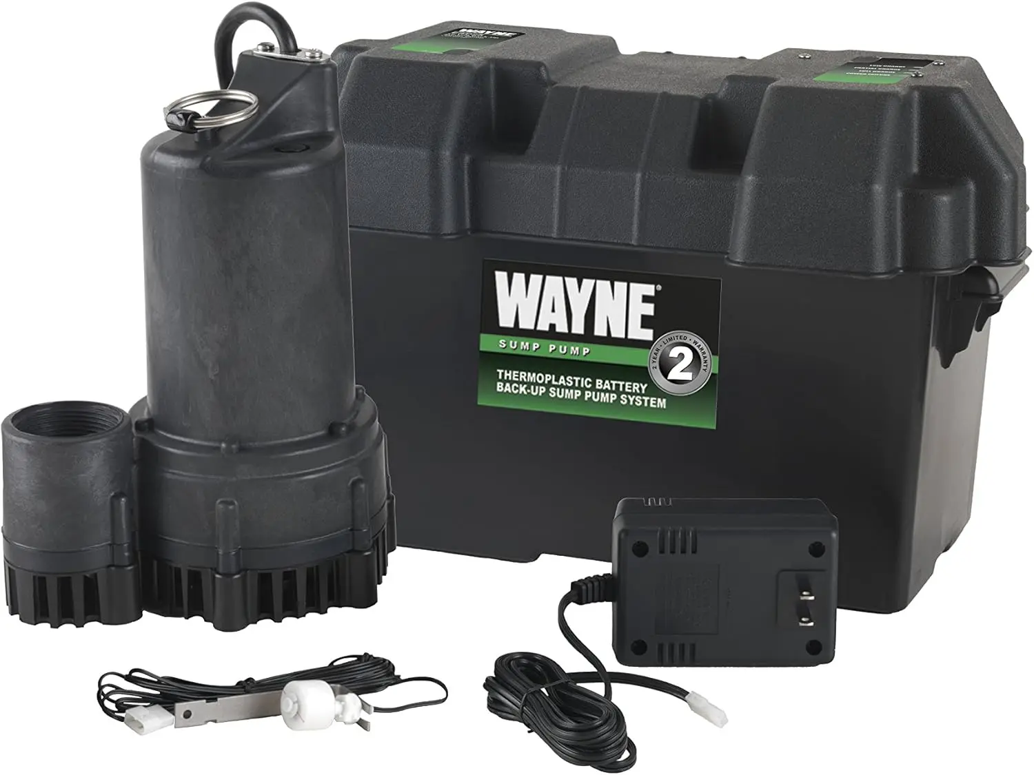 WAYNE ESP25 12 Volt Battery Back-Up Sump Pump System with Audible Alarm