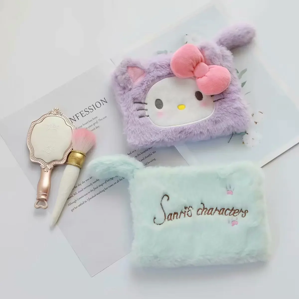 Hello Kitty Munt Portemonnee Creatieve Kleine Portemonnee Groothandel Mini Portemonnees Mijn Melodie Kuromi Sleutelhanger Portemonnee Lippenstift Tas Kawaii Clutch