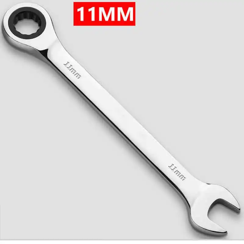 

11mm Ratchet Combination Metric Wrenches Hand Tools Torque Gear Socket Nut Tools Not A Set of Key