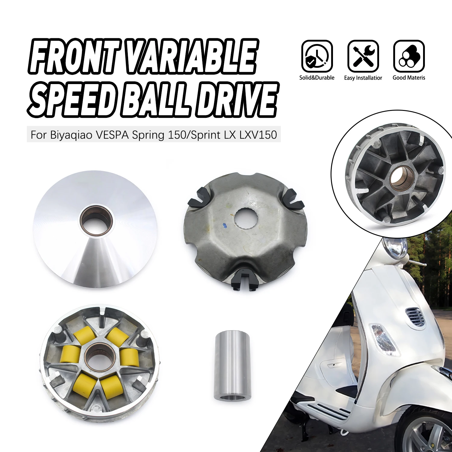 

Front Variator Roller Bearing For Vespa Primavera 150 Sprint LX LXV 150 Motorcycle Parts