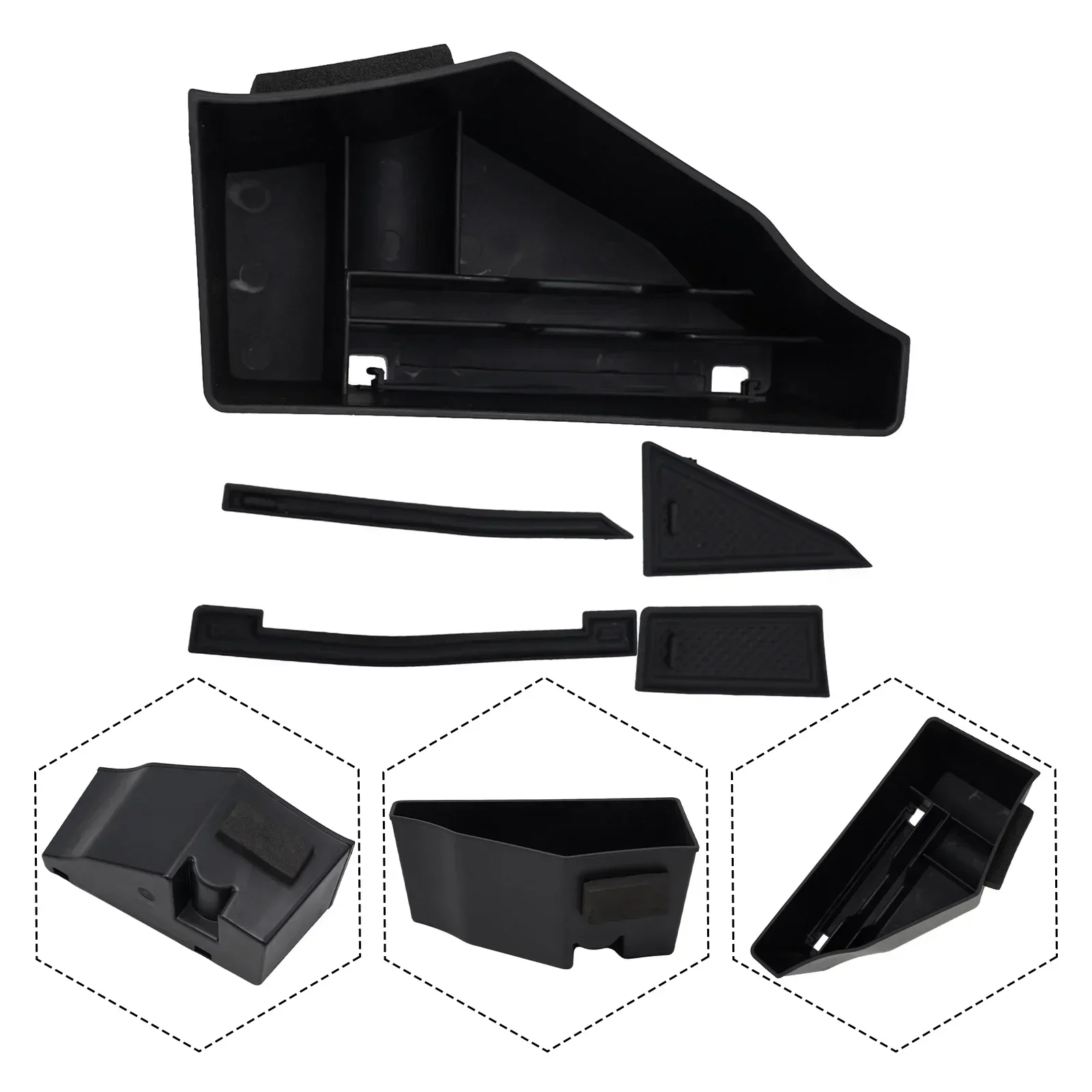 Neatly Arrange and Access Your Essentials with this Car Central Console Storage Box for Kia Sportage NQ5 2021+ Black