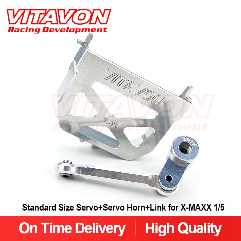 

VITAVON V2 Servo Adapter+Servo Horn+Link For Standard Size Servo For XMAXX XRT 1/5