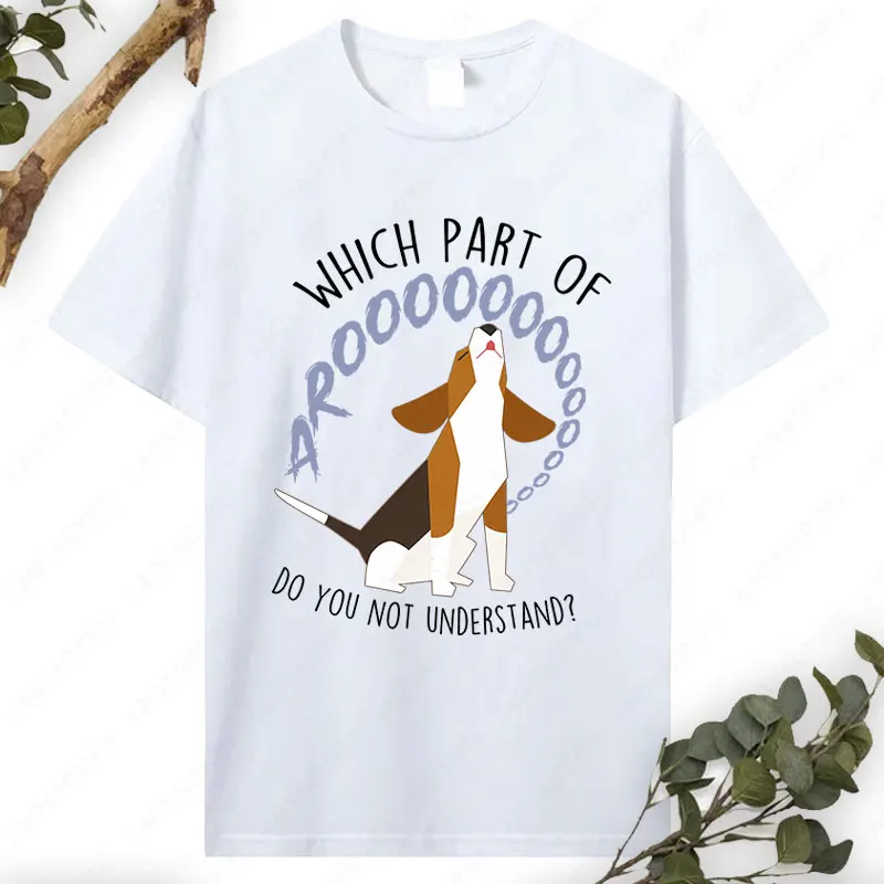 Beagle Women Men Fun Dog Lover Gift Cute Tri Color Tshirt Pet Mom Dad Gift for Him Her Tops Kawaii Loungewear Cotton Unisex Tees