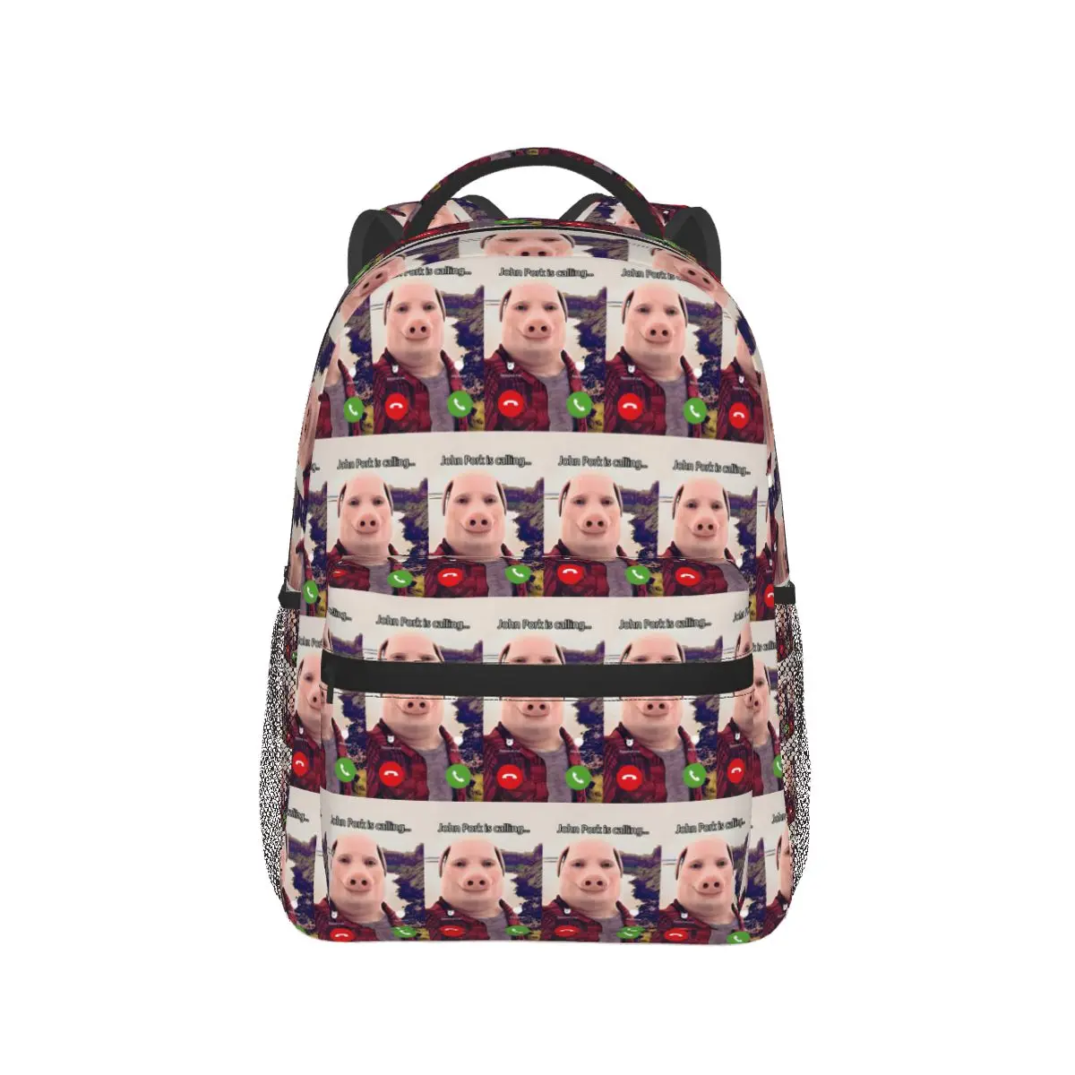 John Pork Is Calling  Answer Backpack Hot Sale Daypack Large Capacity Children BookBag School Bag Shoulder Bags for Men Women
