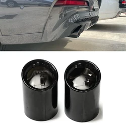 Car Exhaust Tip For BMW X3 G01 X4 G02 Exhaust Tips Muffler Stainless Steel Exhaust Pipe 2019 2020 2021 2022 Replacement Nozzle