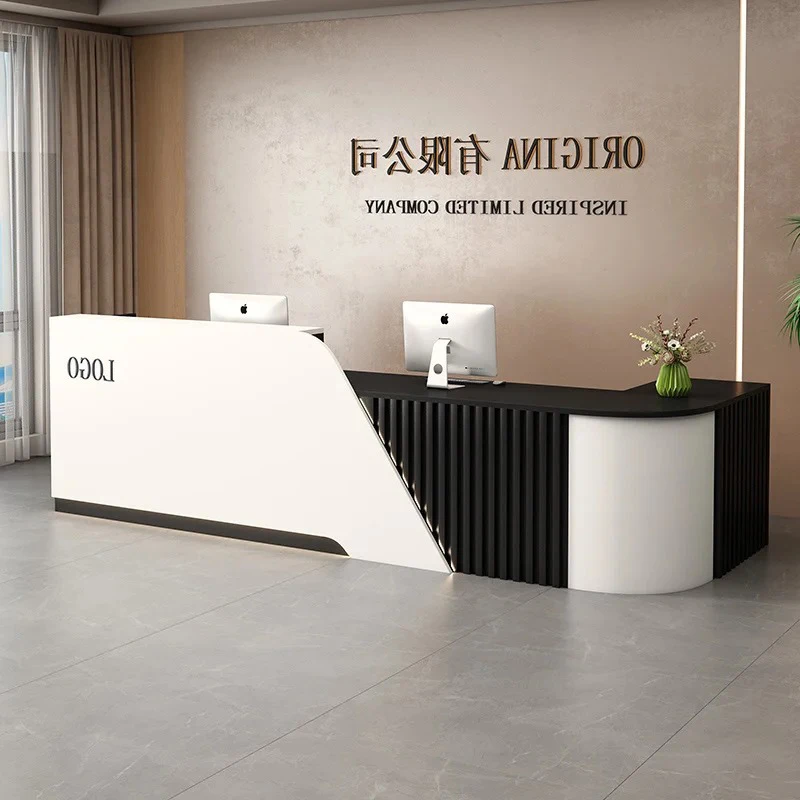 Bespaar ruimte Schoonheidsreceptiebalies Luxe salon Modern kantoor Accent Minimalistisch receptie Eenvoudig Mostrador loungemeubilair