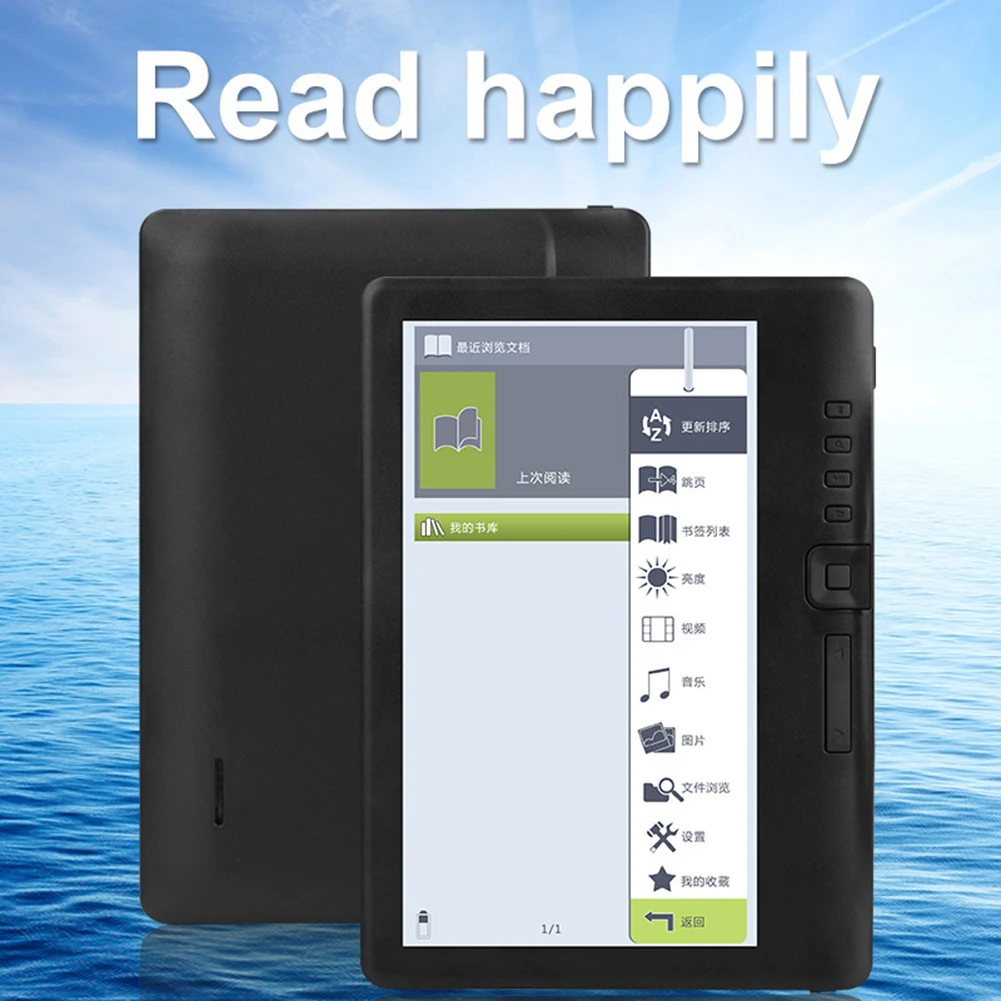 Hot Sales E-book Reader Low-priced Generous Storage Adjustable Versatile E-ink 6-inch Headlights 4G/8G/16G E-book Onyx